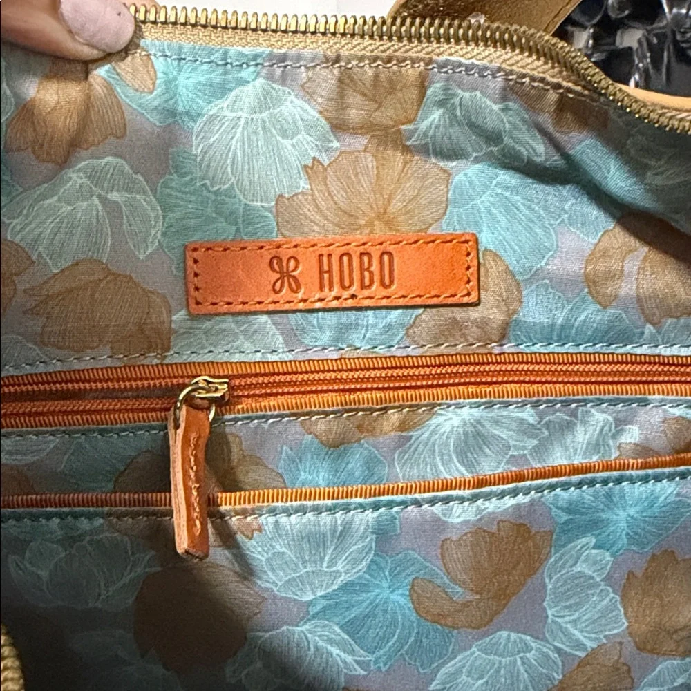 HOBO Gold Metallic Shoulder Bag